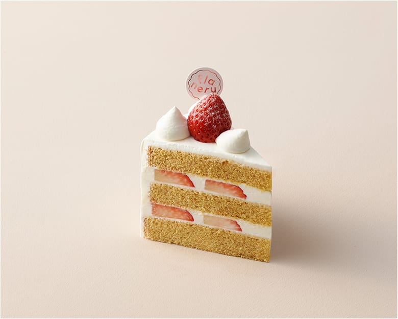 きび糖のショートケーキ
